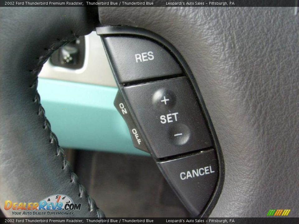 2002 Ford Thunderbird Premium Roadster Thunderbird Blue / Thunderbird Blue Photo #22