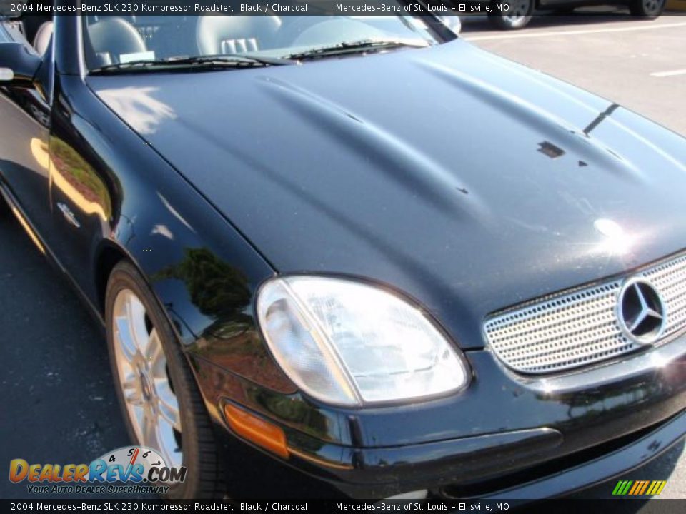2004 Mercedes-Benz SLK 230 Kompressor Roadster Black / Charcoal Photo #4