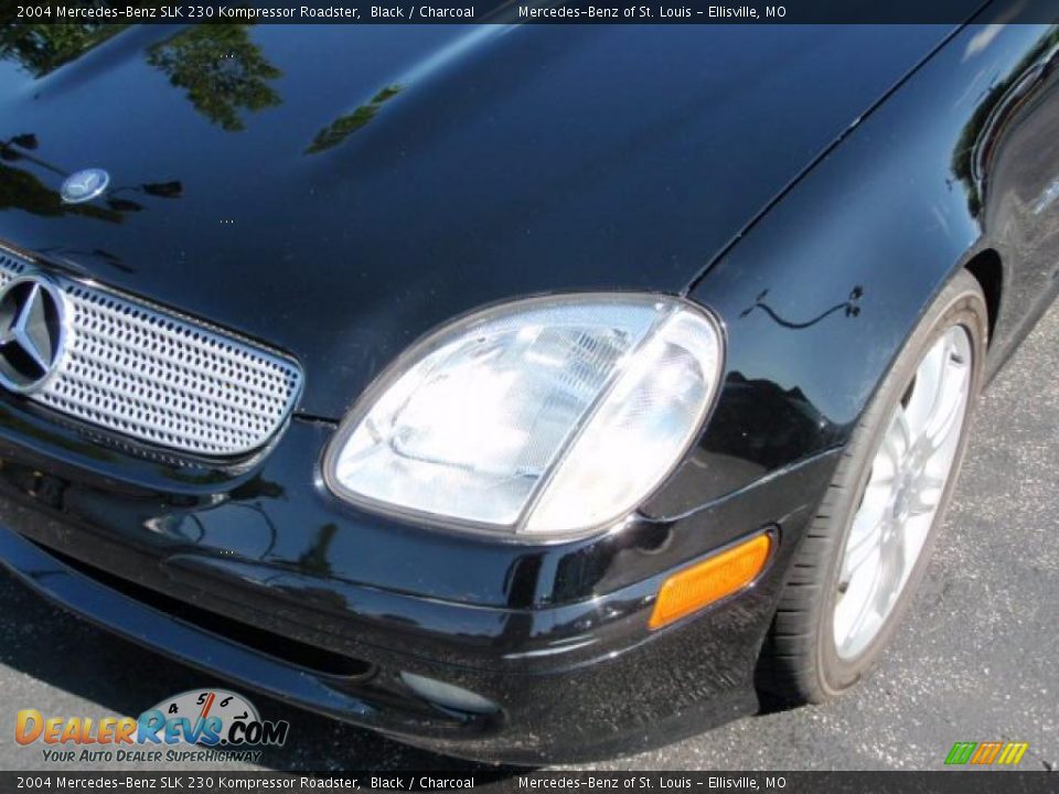 2004 Mercedes-Benz SLK 230 Kompressor Roadster Black / Charcoal Photo #5