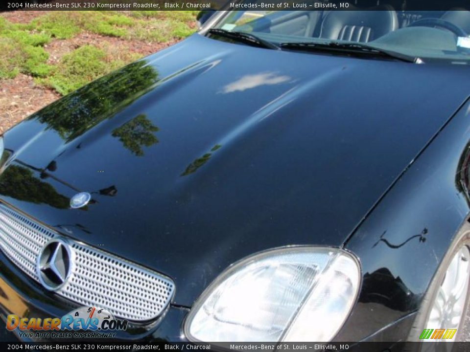 2004 Mercedes-Benz SLK 230 Kompressor Roadster Black / Charcoal Photo #6