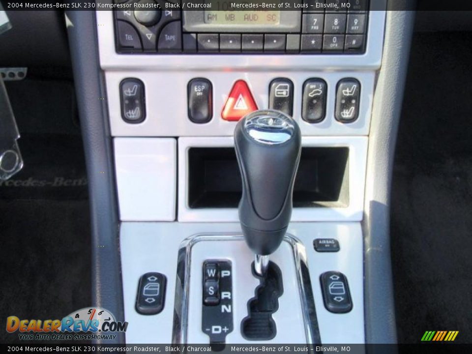 2004 Mercedes-Benz SLK 230 Kompressor Roadster Black / Charcoal Photo #26