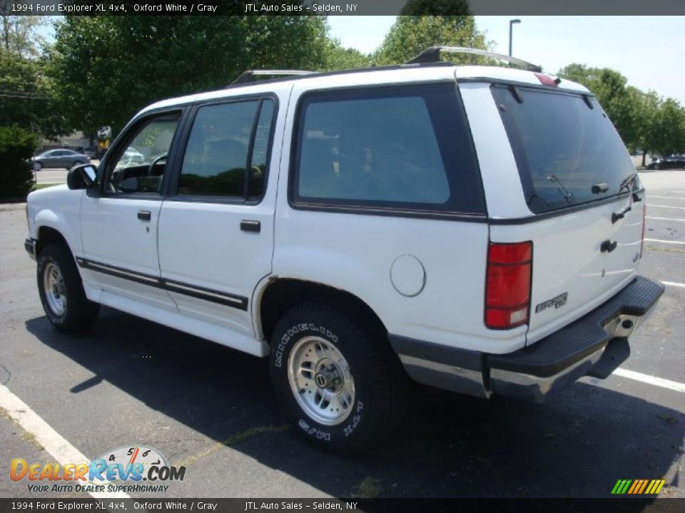 1994 Ford Explorer XL 4x4 Oxford White / Gray Photo #4