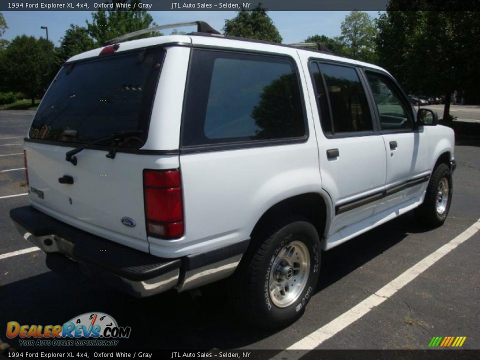 1994 Ford Explorer XL 4x4 Oxford White / Gray Photo #6