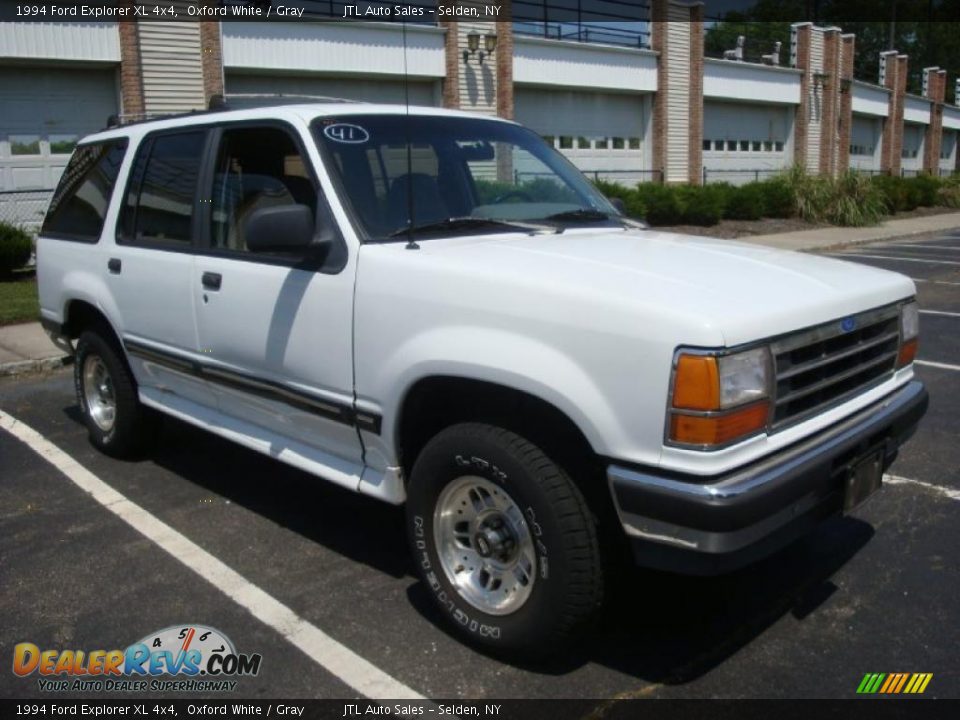 1994 Ford Explorer XL 4x4 Oxford White / Gray Photo #8