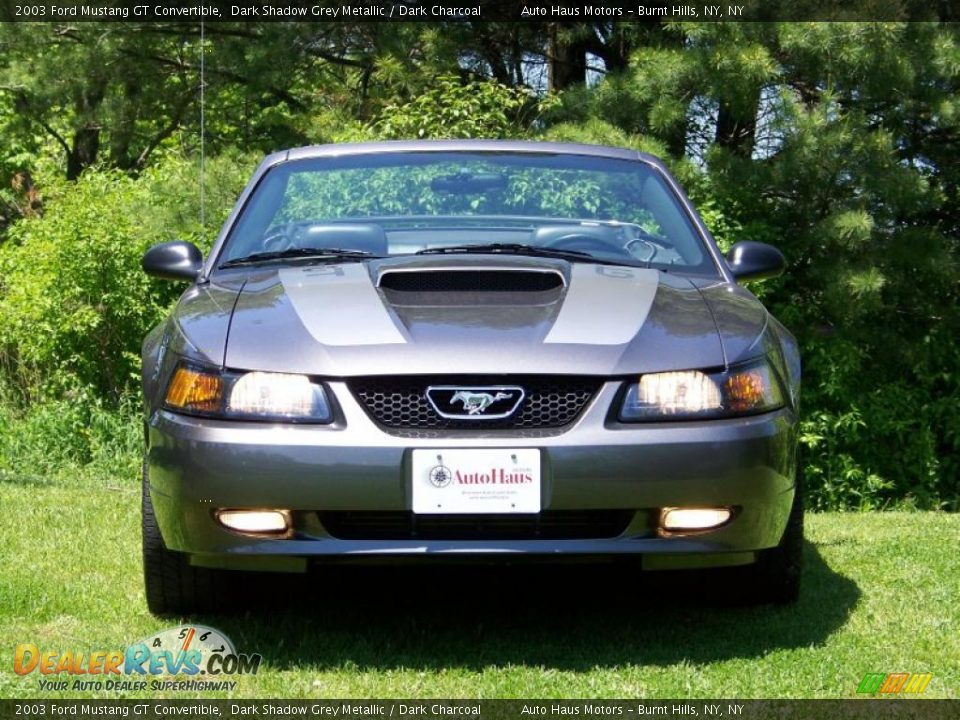 2003 Ford Mustang GT Convertible Dark Shadow Grey Metallic / Dark Charcoal Photo #2