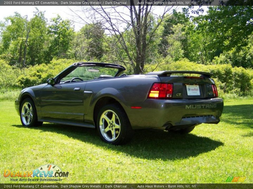2003 Ford Mustang GT Convertible Dark Shadow Grey Metallic / Dark Charcoal Photo #7