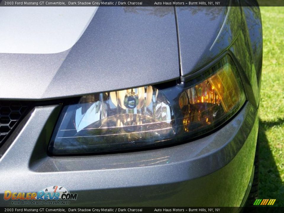 2003 Ford Mustang GT Convertible Dark Shadow Grey Metallic / Dark Charcoal Photo #13