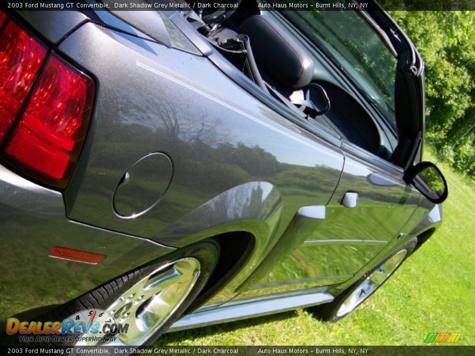 2003 Ford Mustang GT Convertible Dark Shadow Grey Metallic / Dark Charcoal Photo #17