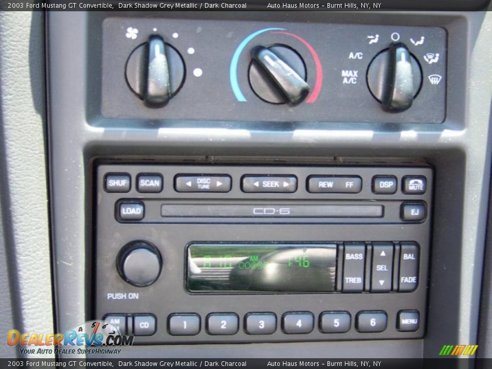 2003 Ford Mustang GT Convertible Dark Shadow Grey Metallic / Dark Charcoal Photo #26