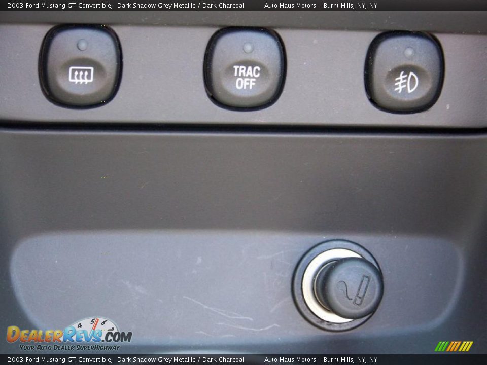 2003 Ford Mustang GT Convertible Dark Shadow Grey Metallic / Dark Charcoal Photo #27