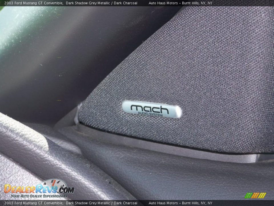 2003 Ford Mustang GT Convertible Dark Shadow Grey Metallic / Dark Charcoal Photo #28