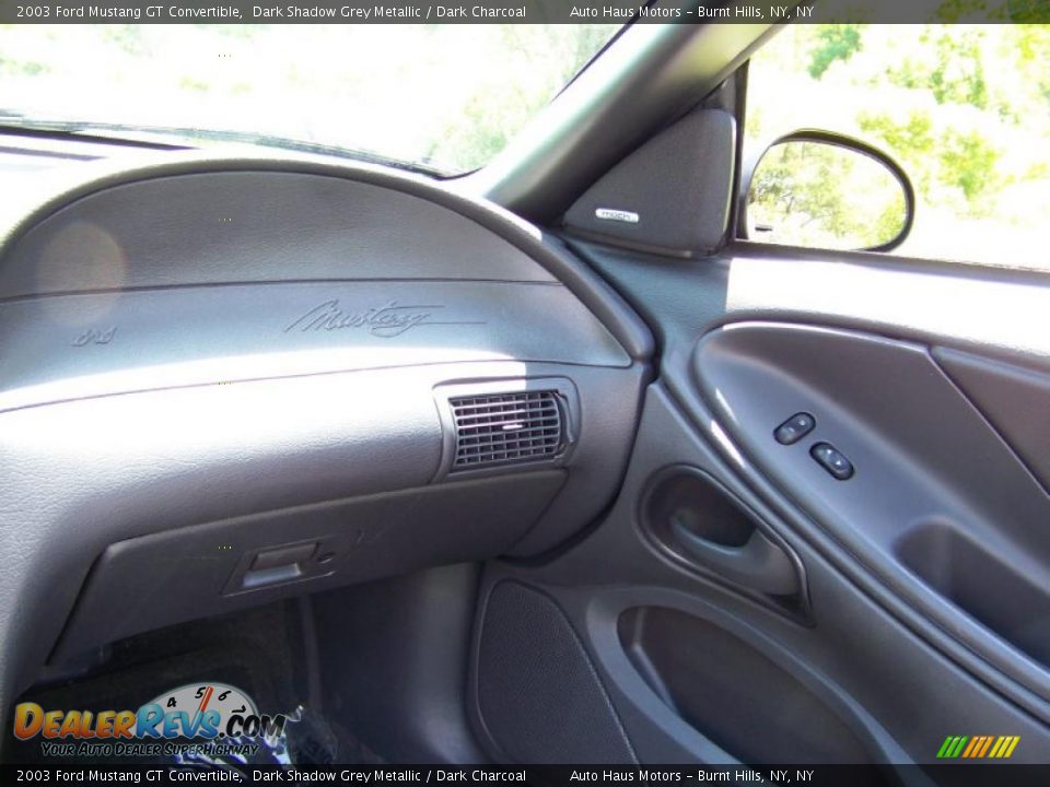 2003 Ford Mustang GT Convertible Dark Shadow Grey Metallic / Dark Charcoal Photo #29