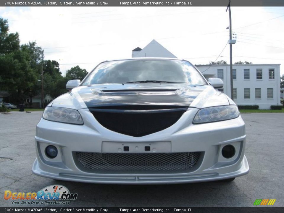 2004 Mazda MAZDA6 i Sedan Glacier Silver Metallic / Gray Photo #1