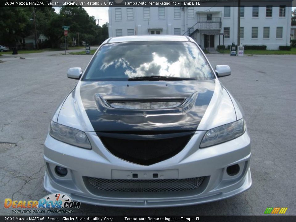 2004 Mazda MAZDA6 i Sedan Glacier Silver Metallic / Gray Photo #2
