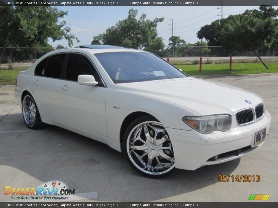 2004 Bmw 745i white #7