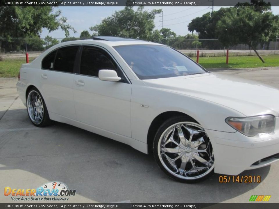 2004 Bmw 745 white #7