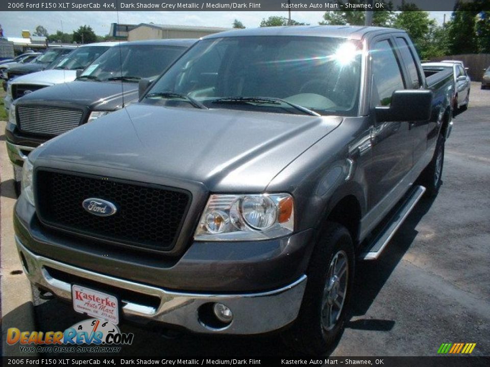 2006 Ford F150 XLT SuperCab 4x4 Dark Shadow Grey Metallic / Medium/Dark Flint Photo #1