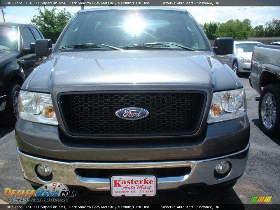 2006 Ford F150 XLT SuperCab 4x4 Dark Shadow Grey Metallic / Medium/Dark Flint Photo #2
