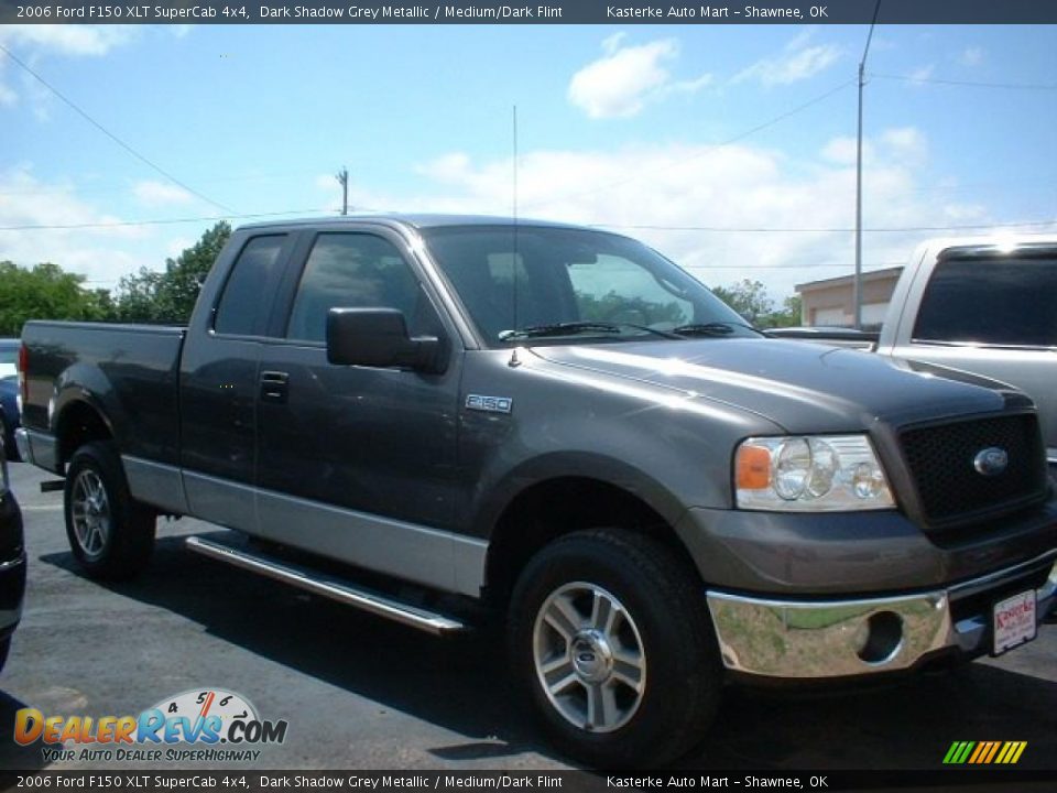 2006 Ford F150 XLT SuperCab 4x4 Dark Shadow Grey Metallic / Medium/Dark Flint Photo #3