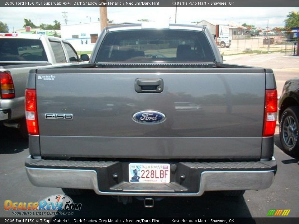 2006 Ford F150 XLT SuperCab 4x4 Dark Shadow Grey Metallic / Medium/Dark Flint Photo #5