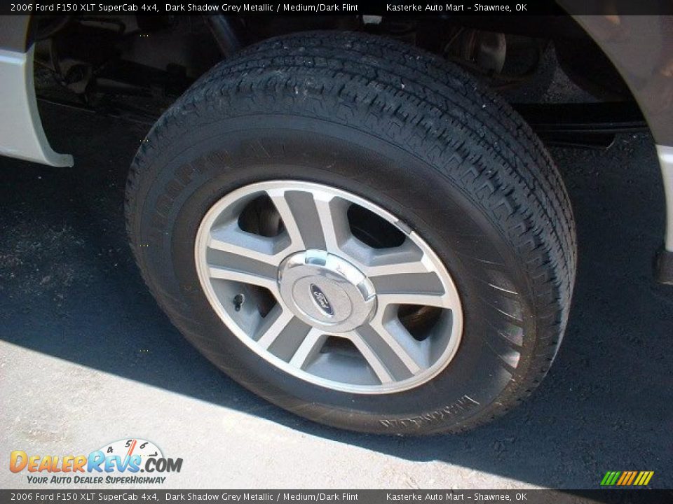 2006 Ford F150 XLT SuperCab 4x4 Dark Shadow Grey Metallic / Medium/Dark Flint Photo #7