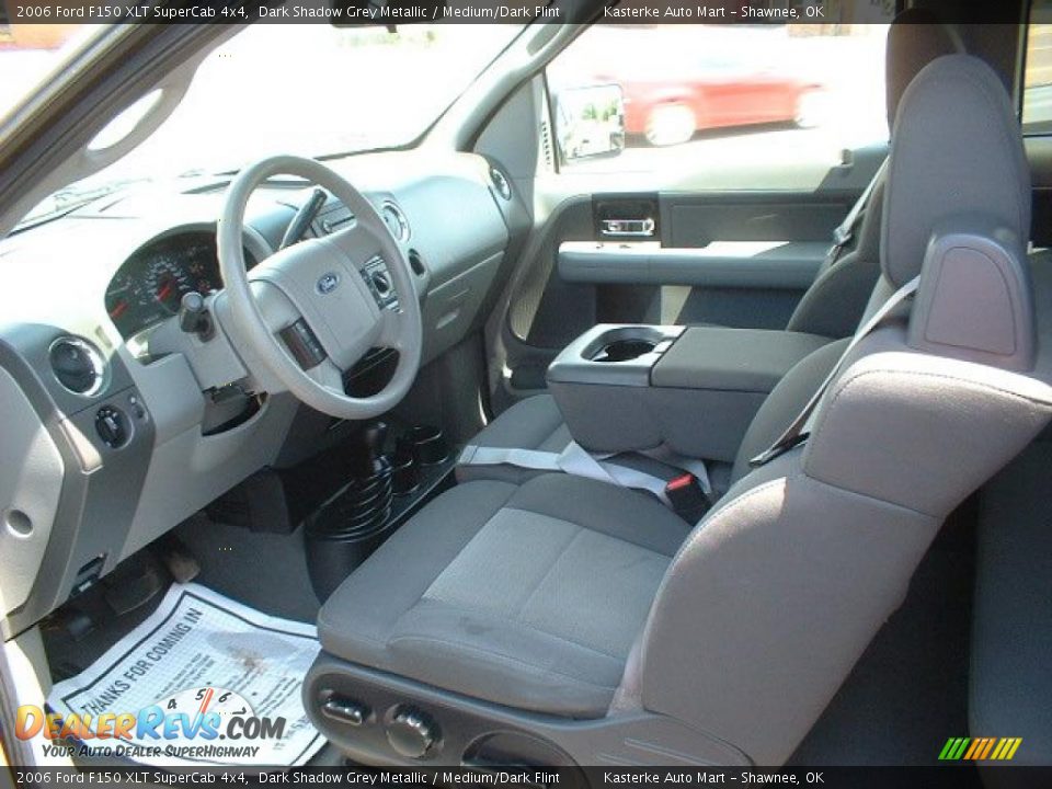 2006 Ford F150 XLT SuperCab 4x4 Dark Shadow Grey Metallic / Medium/Dark Flint Photo #8