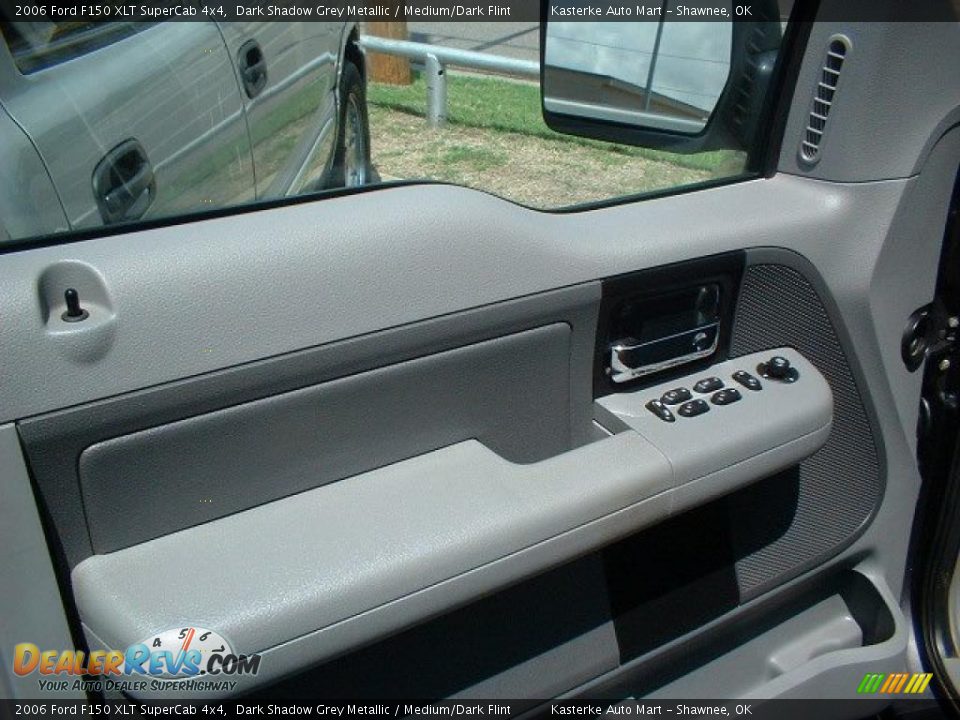 2006 Ford F150 XLT SuperCab 4x4 Dark Shadow Grey Metallic / Medium/Dark Flint Photo #9