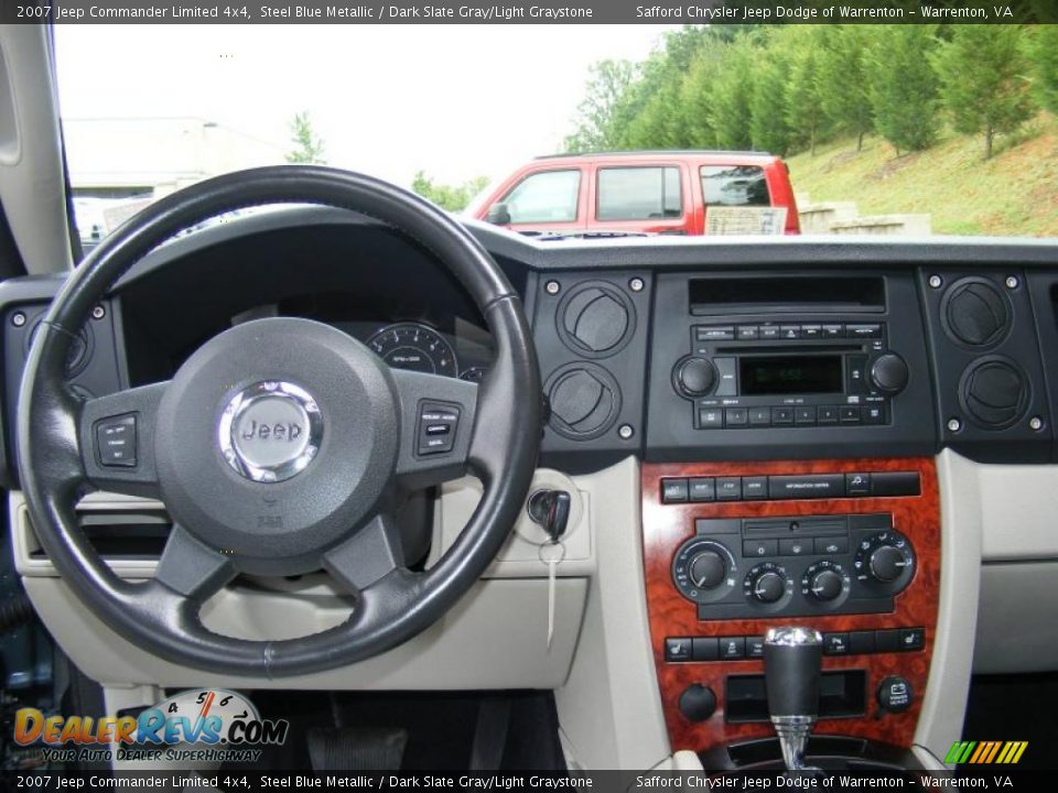 2007 Jeep Commander Limited 4x4 Steel Blue Metallic / Dark Slate Gray/Light Graystone Photo #11