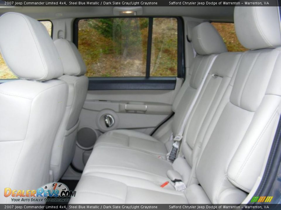 2007 Jeep Commander Limited 4x4 Steel Blue Metallic / Dark Slate Gray/Light Graystone Photo #16