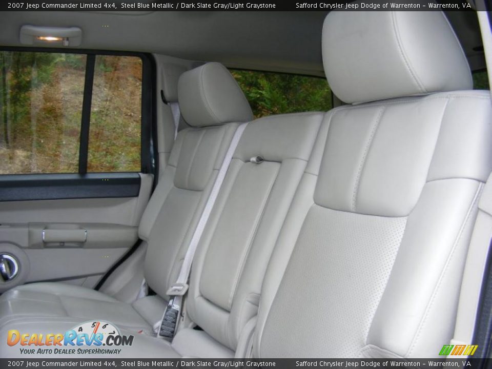 2007 Jeep Commander Limited 4x4 Steel Blue Metallic / Dark Slate Gray/Light Graystone Photo #17