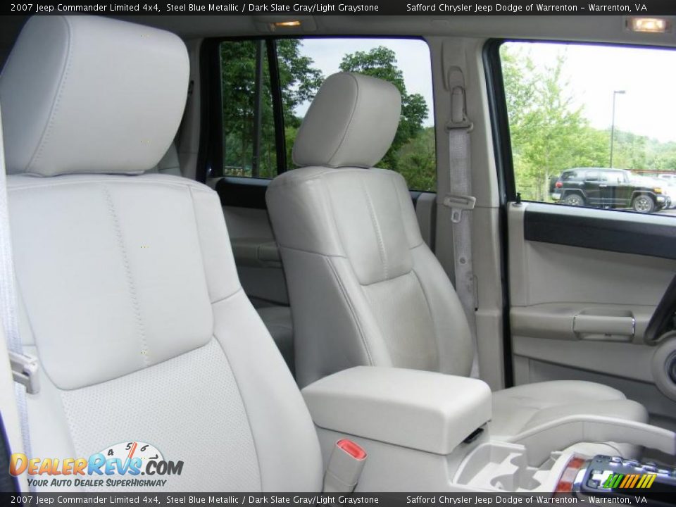 2007 Jeep Commander Limited 4x4 Steel Blue Metallic / Dark Slate Gray/Light Graystone Photo #21