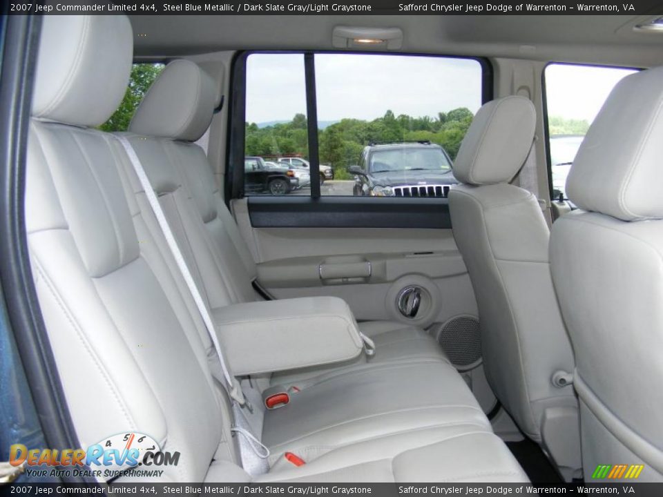 2007 Jeep Commander Limited 4x4 Steel Blue Metallic / Dark Slate Gray/Light Graystone Photo #23