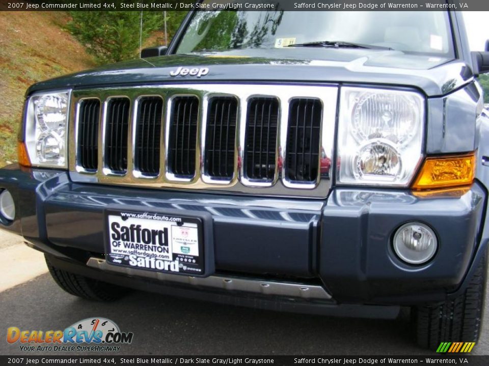 2007 Jeep Commander Limited 4x4 Steel Blue Metallic / Dark Slate Gray/Light Graystone Photo #35