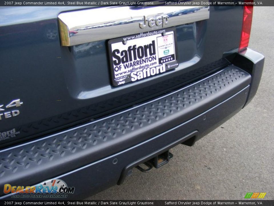 2007 Jeep Commander Limited 4x4 Steel Blue Metallic / Dark Slate Gray/Light Graystone Photo #36