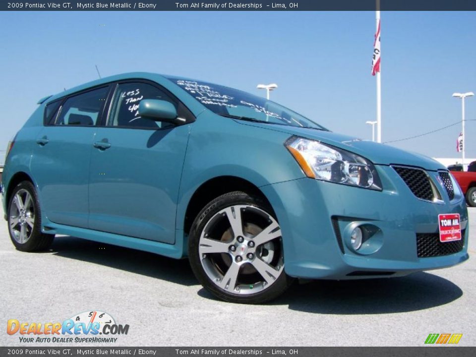 2009 Pontiac Vibe GT Mystic Blue Metallic / Ebony Photo #1