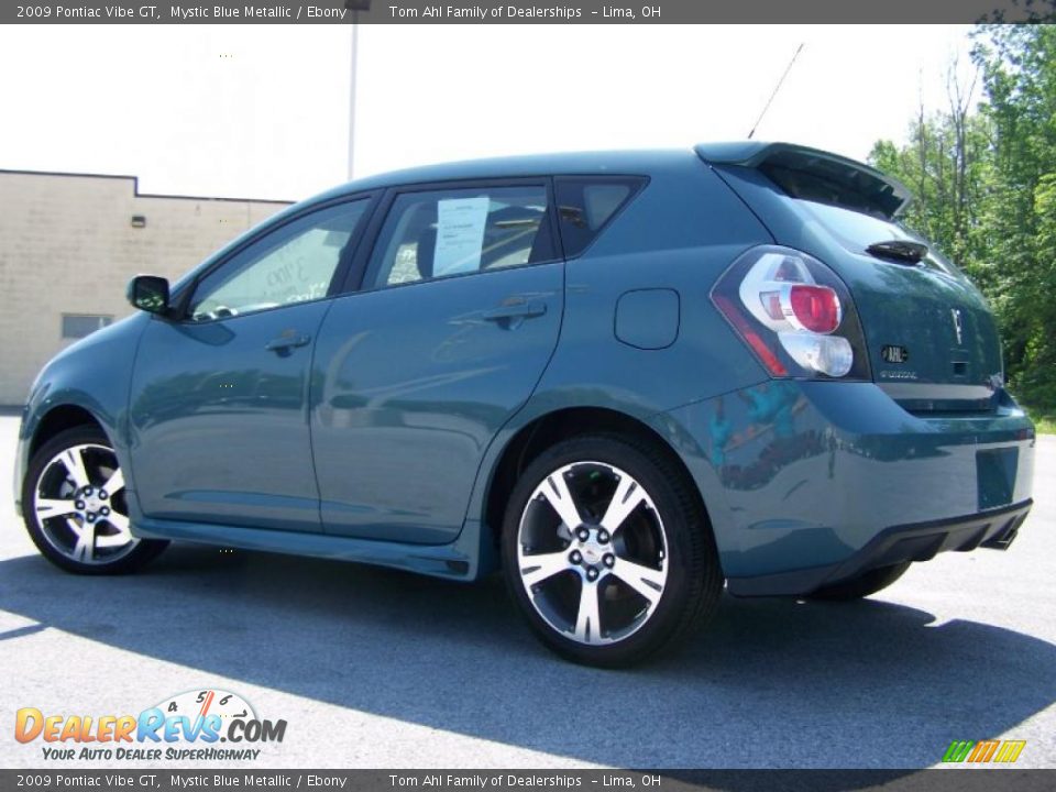 2009 Pontiac Vibe GT Mystic Blue Metallic / Ebony Photo #4