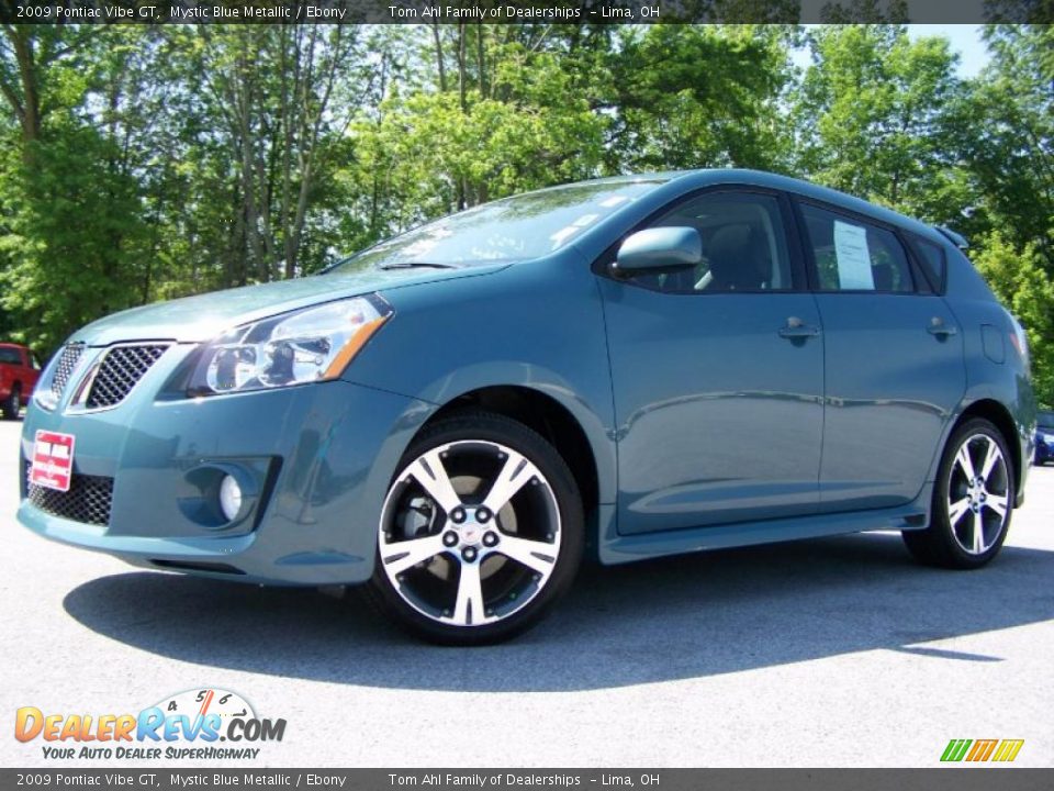 2009 Pontiac Vibe GT Mystic Blue Metallic / Ebony Photo #5