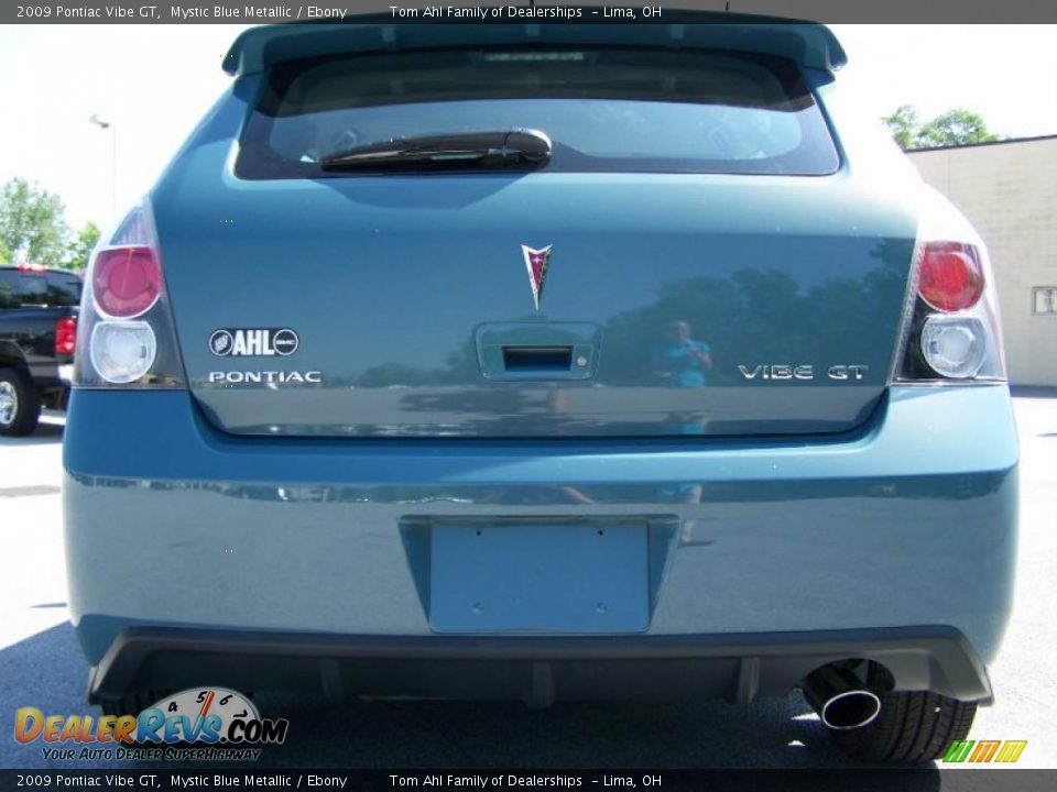 2009 Pontiac Vibe GT Mystic Blue Metallic / Ebony Photo #6
