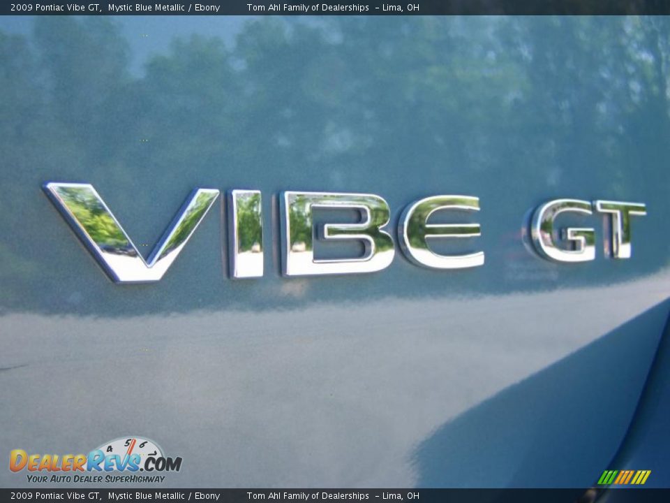 2009 Pontiac Vibe GT Mystic Blue Metallic / Ebony Photo #7