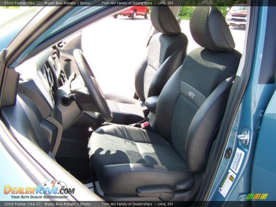 2009 Pontiac Vibe GT Mystic Blue Metallic / Ebony Photo #10