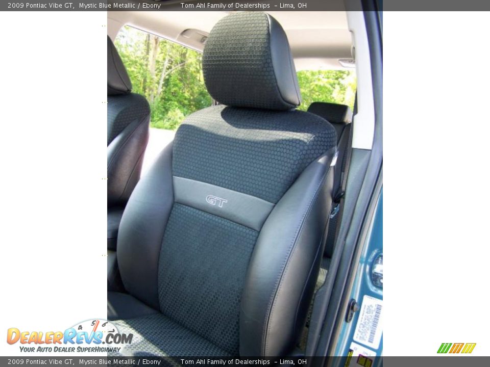 2009 Pontiac Vibe GT Mystic Blue Metallic / Ebony Photo #11