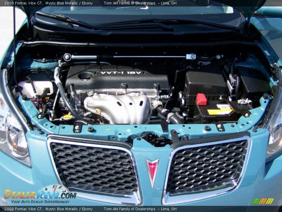 2009 Pontiac Vibe GT Mystic Blue Metallic / Ebony Photo #21