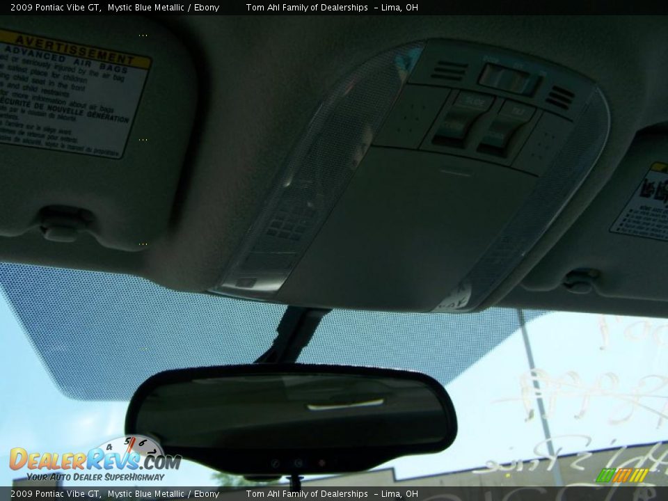 2009 Pontiac Vibe GT Mystic Blue Metallic / Ebony Photo #25