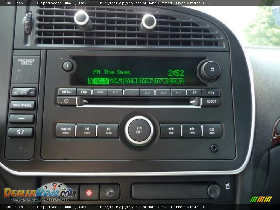 2009 Saab 9-3 2.0T Sport Sedan Black / Black Photo #15