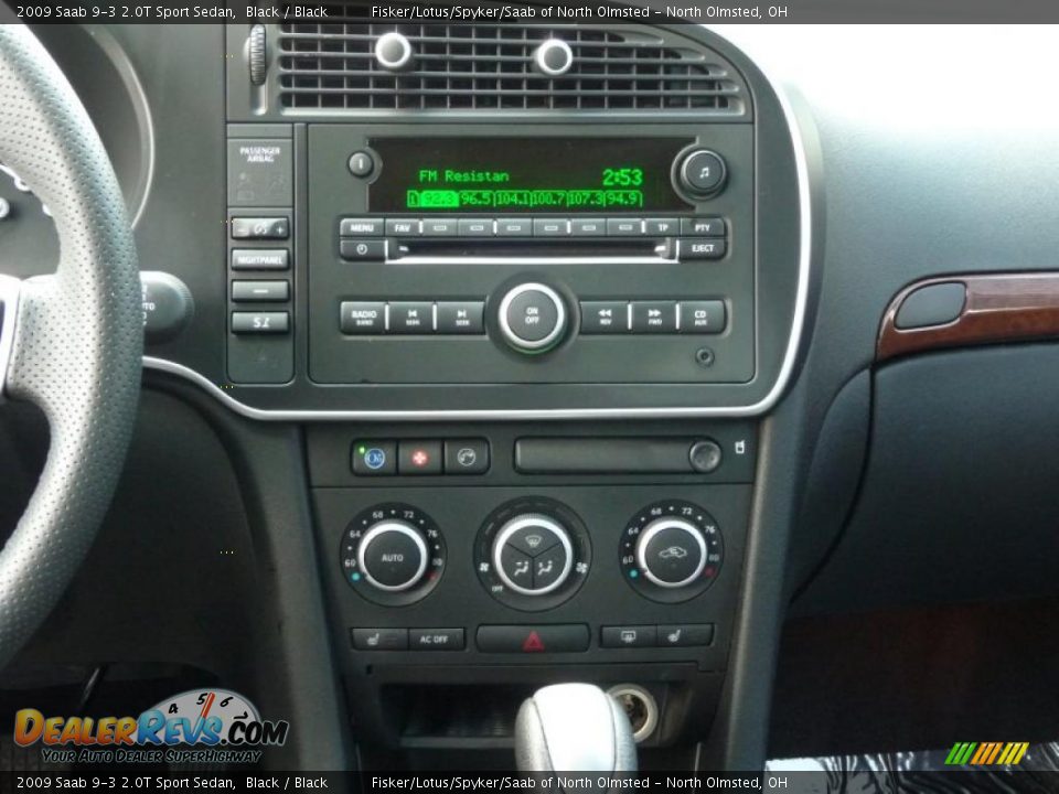 2009 Saab 9-3 2.0T Sport Sedan Black / Black Photo #16