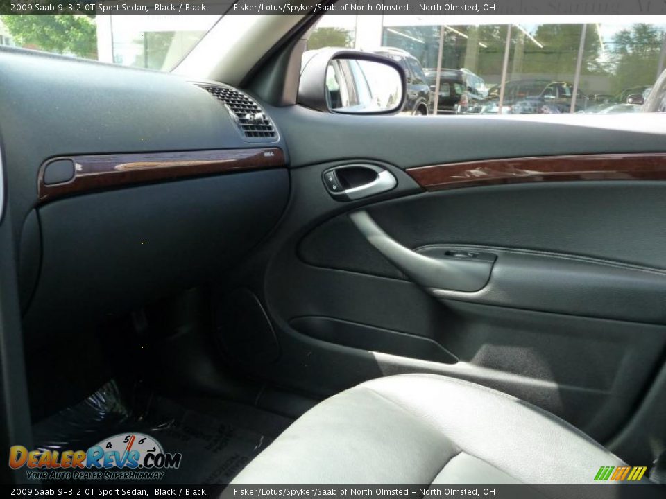 2009 Saab 9-3 2.0T Sport Sedan Black / Black Photo #18