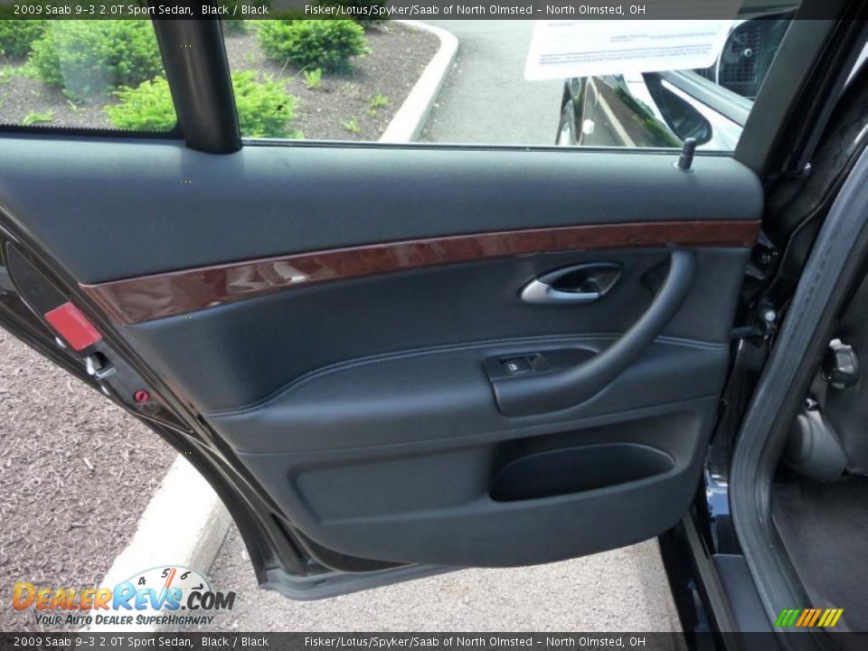 2009 Saab 9-3 2.0T Sport Sedan Black / Black Photo #19
