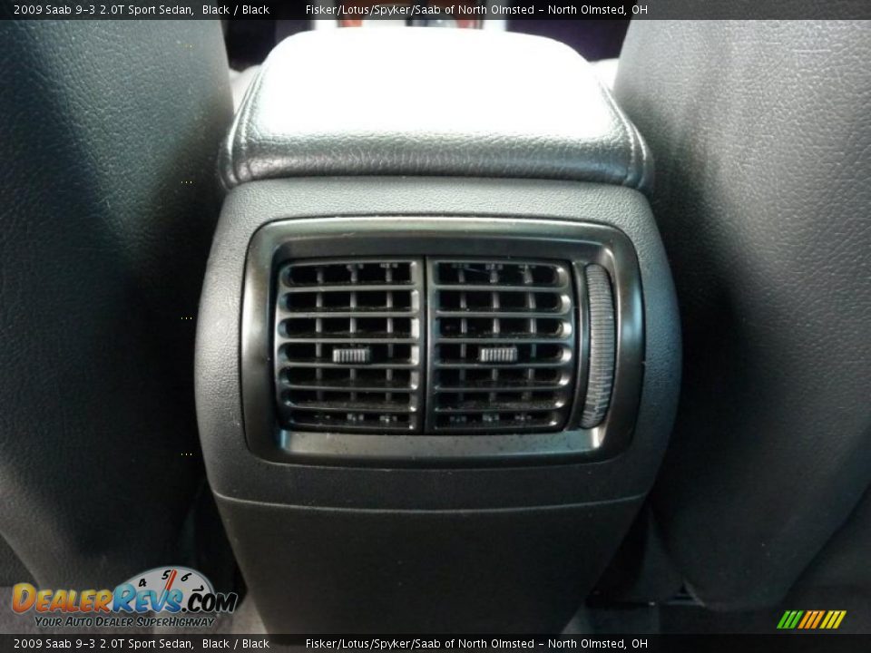 2009 Saab 9-3 2.0T Sport Sedan Black / Black Photo #22