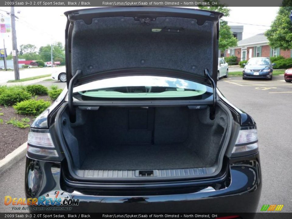 2009 Saab 9-3 2.0T Sport Sedan Black / Black Photo #23