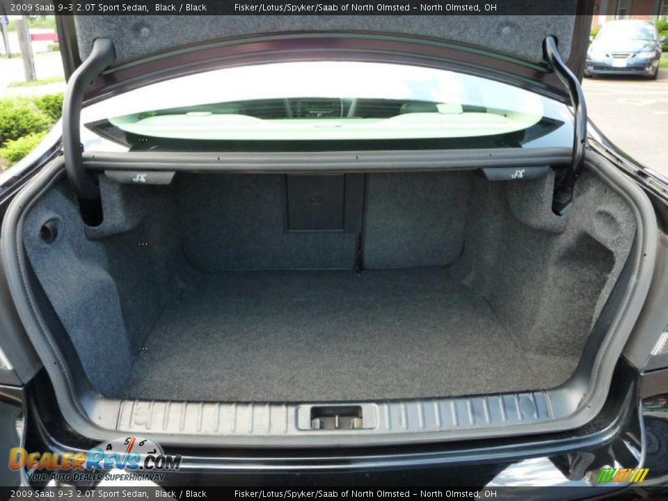 2009 Saab 9-3 2.0T Sport Sedan Black / Black Photo #24